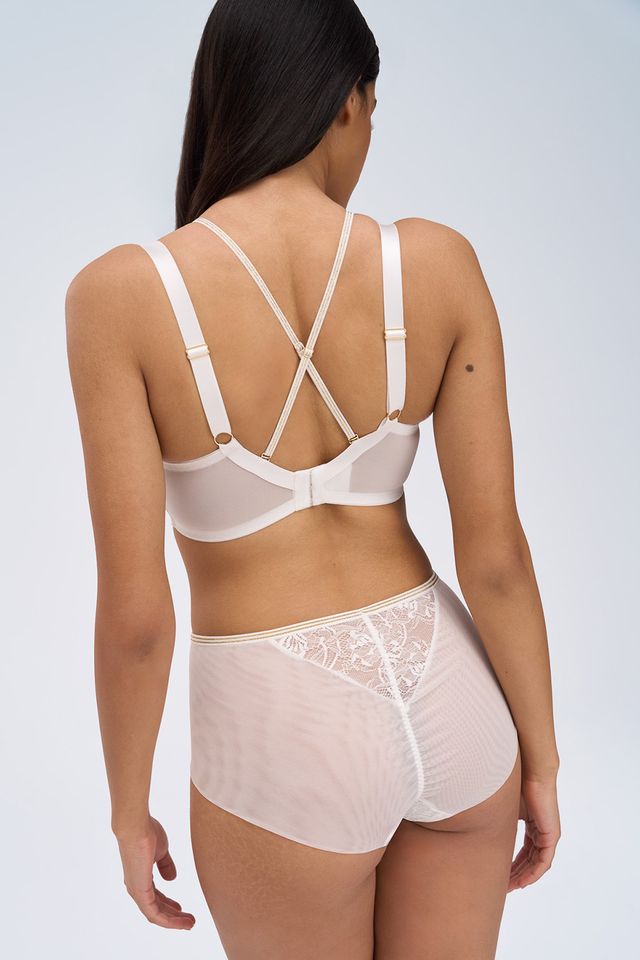 Кружевной бюстгальтер Chiara Gold M Off-White