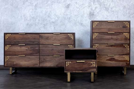 Тумба Triangle, 98х70 см, индийский палисандр