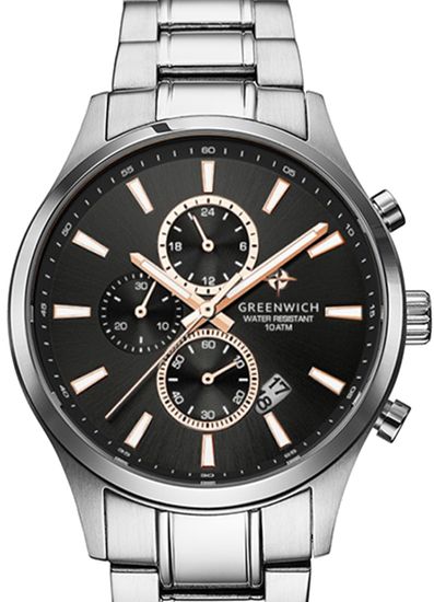 Greenwich Navigator GW 053.10.30 - Функциональность и стиль в каждой детали, Мужские наручные часы