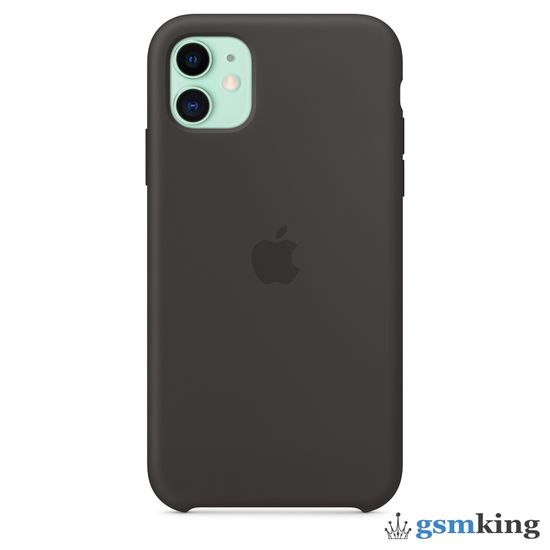 Apple Silicone Case iPhone 11 Black (Чёрный)