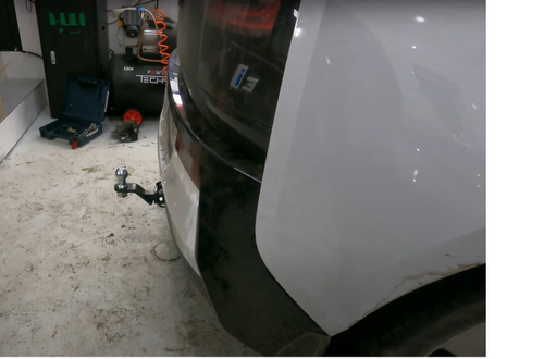 Фаркоп под квадрат для BMW i3, с 2013 г. , Бизон.FA 0280-E