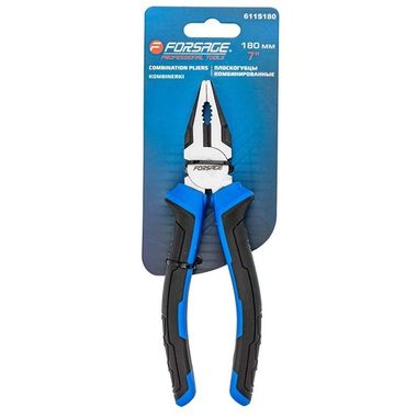 Плоскогубцы комбинированные 180мм Forsage F-611S180