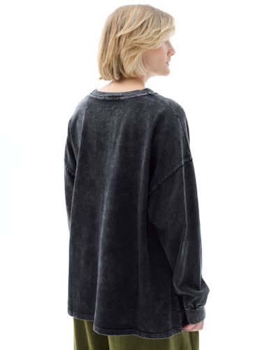 Графитовый хлопковый лонгслив COASTAL LIFE