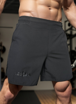 Шорты тренировочные двойные LEGENDA Gym Tigh черные