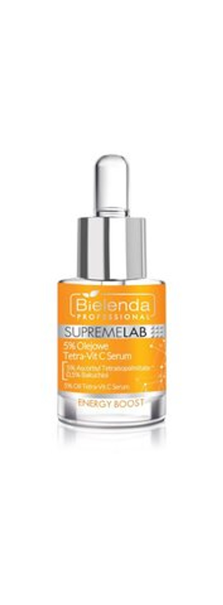 Bielenda Professional Supremelab Energy Boost - 5% масляная сыворотка тетра-вит С /   15  ml  / GTIN 5902169046774