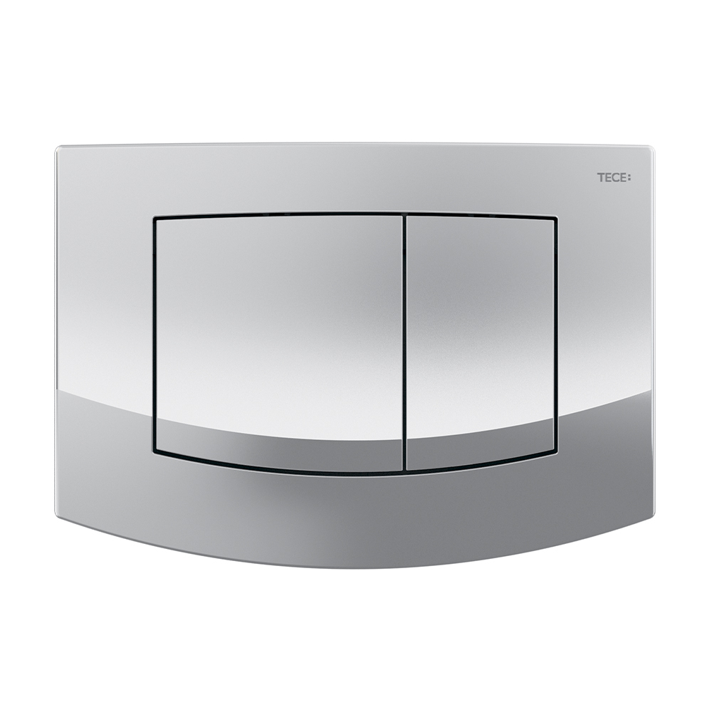 Пластиковая панель смыва для унитаза TECEambia, хром глянцевый 9240226