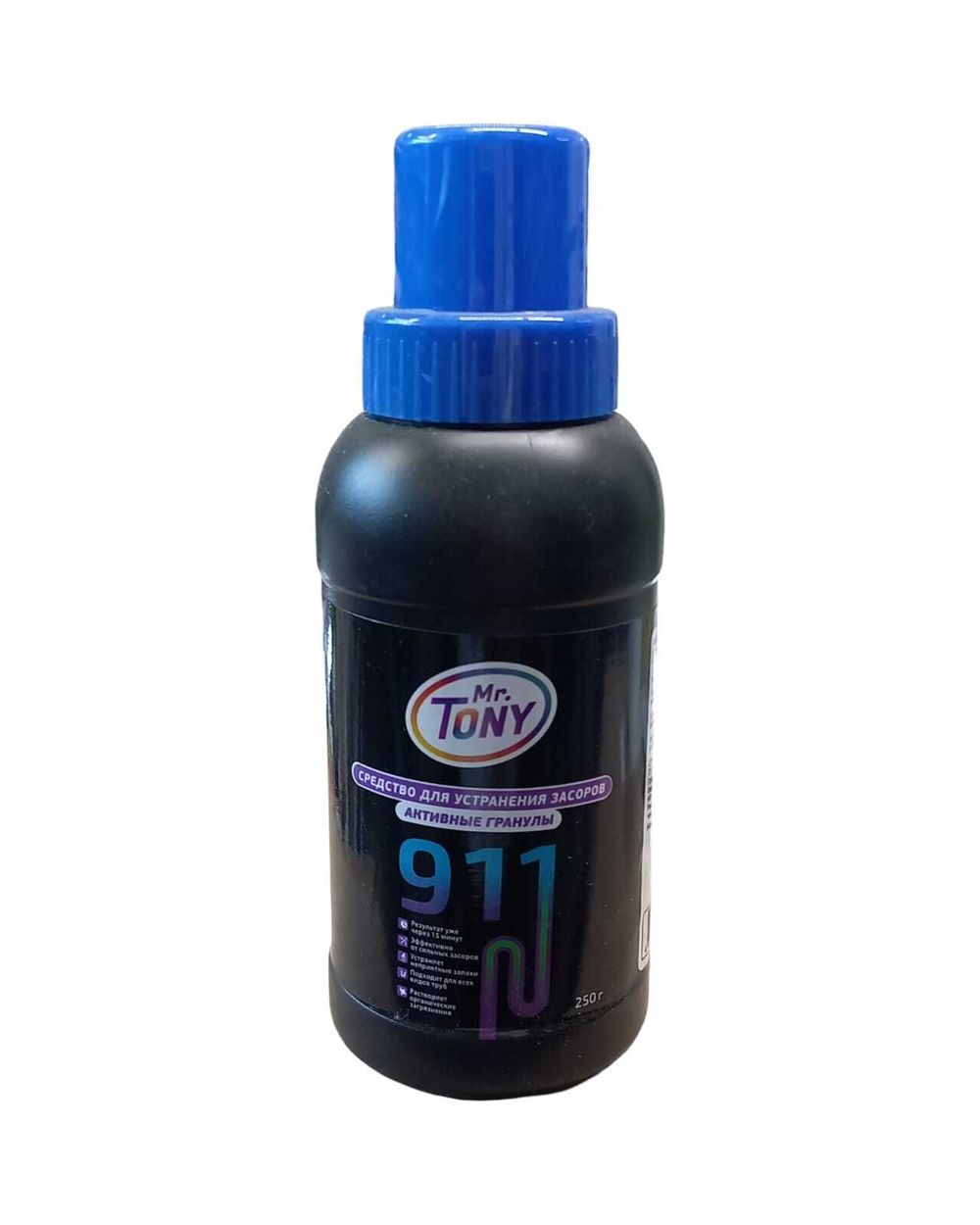 Мр.Тони, для устранения засоров Активные гранулы 250гр