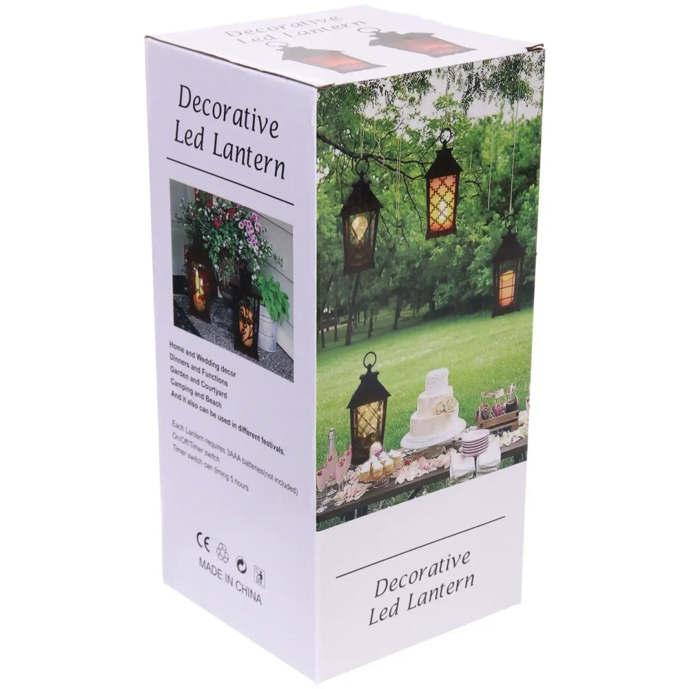 Сувенир с подсветкой «Волшебная свеча» 13*13*29 см (работает от 3*ААА), Черный