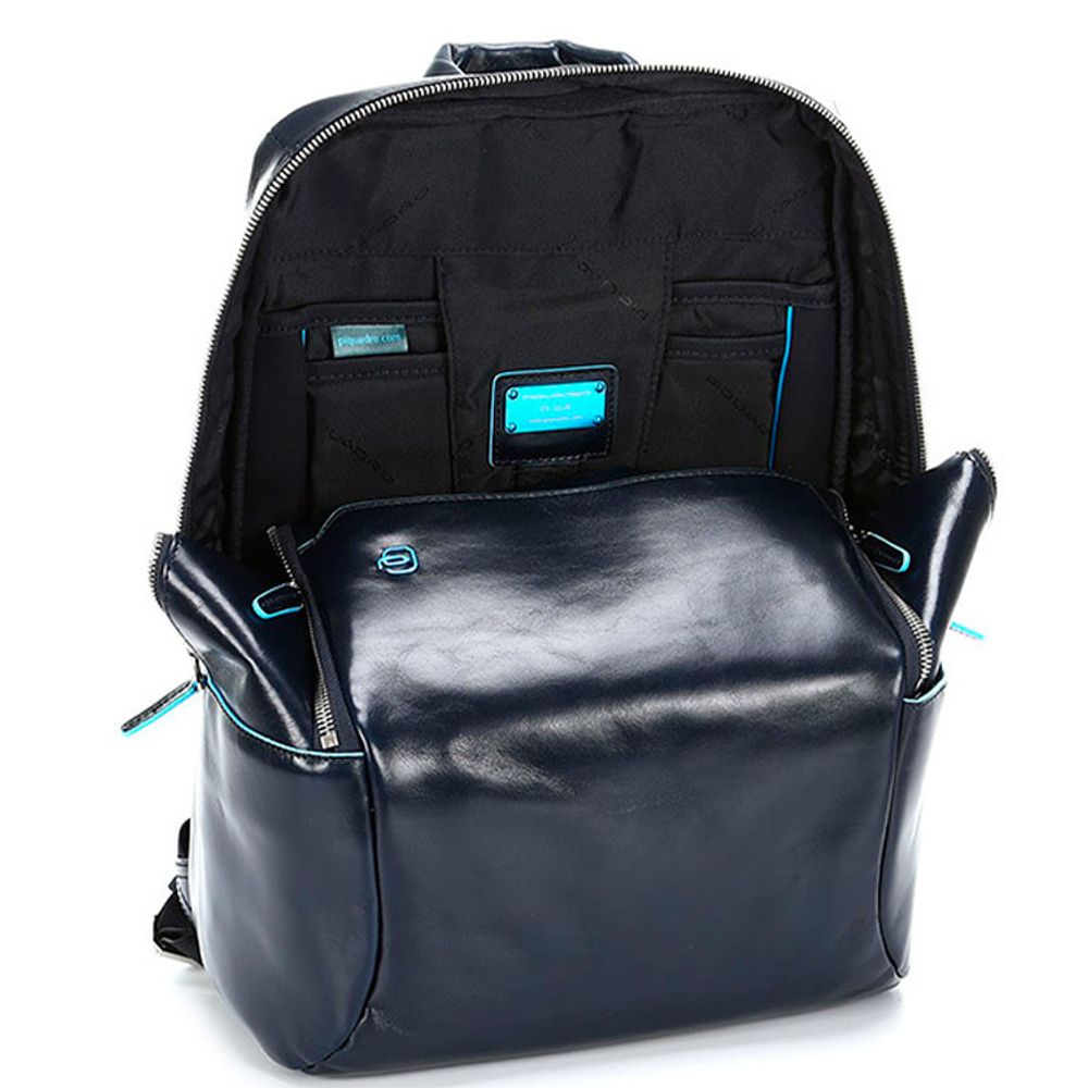 Рюкзак Piquadro Blue Square синий из кожи (CA3214B2/BLU2) 4