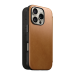 Кожаный чехол-книжка MagSafe Nomad Modern Leather Folio для iPhone 16 Pro Чехол из натуральной цельнозерновой кожи
