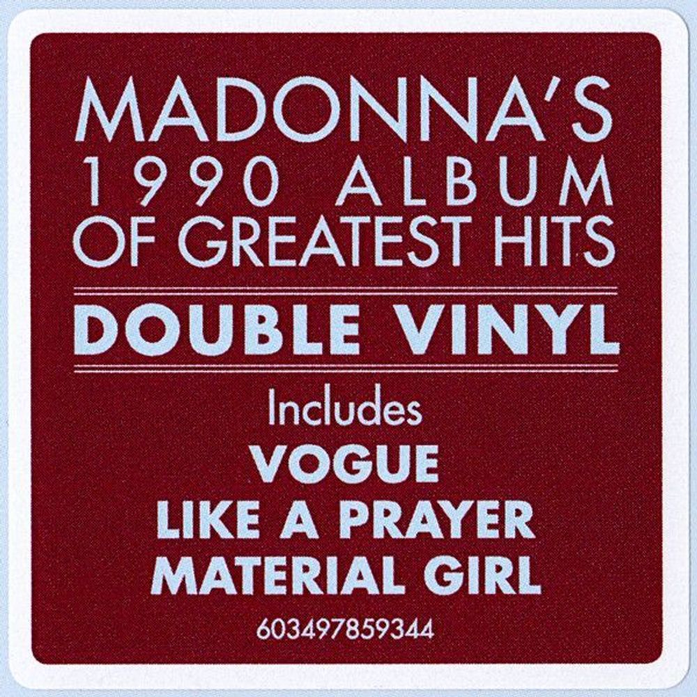 Madonna. Immaculate Collection (2 LP) Мадонна. Лучшее