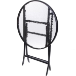 Стол складной круглый «Дачная симфония» DS-R60G, 60*70 см, черный