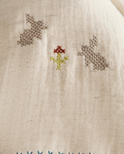 Zara Home Детское полотенце с капюшоном из хлопка, бежевый, 80x80 см · 5679/423