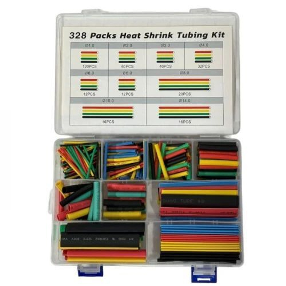 Набор термоусадочных трубок (328 штук)