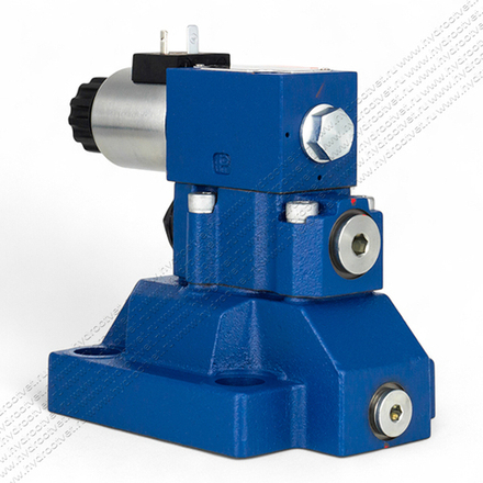 DBW30B2-5X/315CG24N9K4 - Предохранительный клапан Ду32 с давлением настройки до 315 бар, управление - X и Y - внутренние с разгрузкой B = открыт с электроуправлением G24