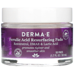 DERMA E, Губки для шлифовки с феруловой кислотой, 50 шт., 50 мл (1,7 жидк. унц.)