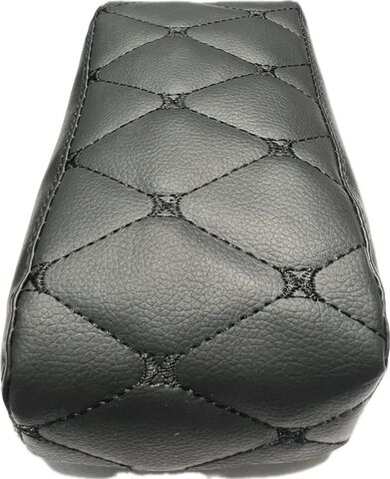 Чехол на штатный подлокотник Лада Приора (чёрная нить Бабочка)