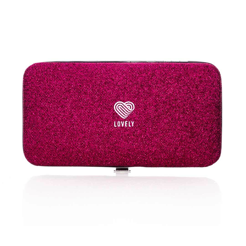 Магнитный кейс Lovely для пинцетов серия Gloss (Fuchsia)