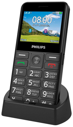 Сотовый телефон Philips Xenium E207 Black