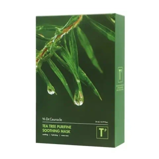 Dr. Ceuracle, Успокаивающая тканевая маска для лица "Чайное дерево" Tea Tree Purifine, 23 мл * 10 шт