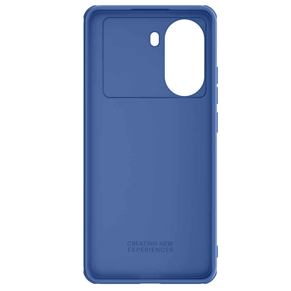 Чехол синего цвета с защитной шторкой для камеры от Nillkin на Xiaomi Redmi Turbo 4, серия CamShield Pro Case