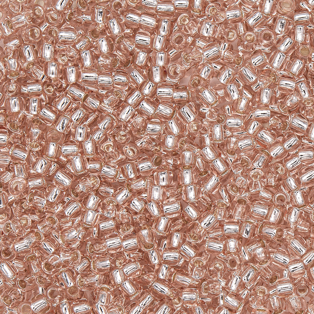 Японский бисер TOHO Round 11/0 (№31), с внутренним серебрением, прозрачный