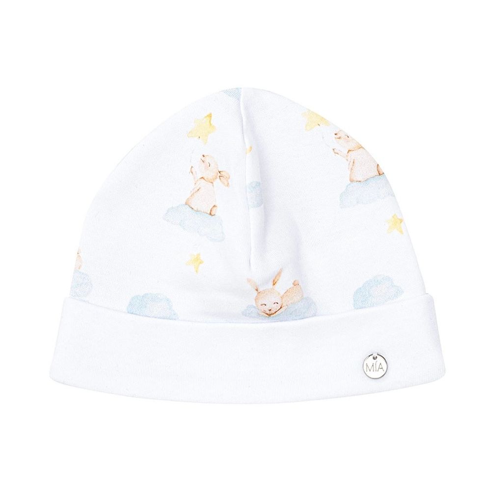 Шапочка из хлопка &quot;Птички&quot;