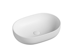 Умывальник чаша накладная овальная (цвет Белый Матовый) Element 600x415x135мм