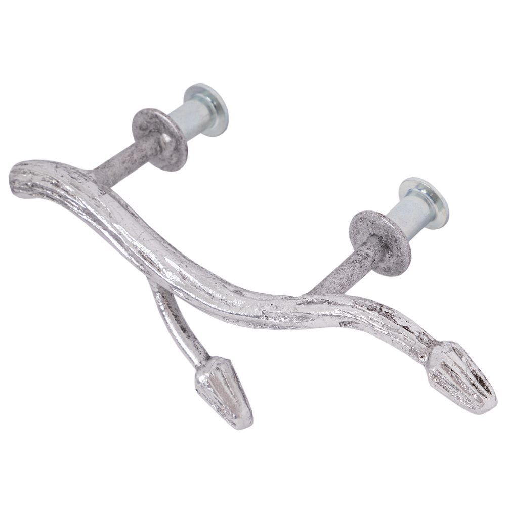 Ручка мебельная Орхидея Симпл 5х14.5см Античное серебро