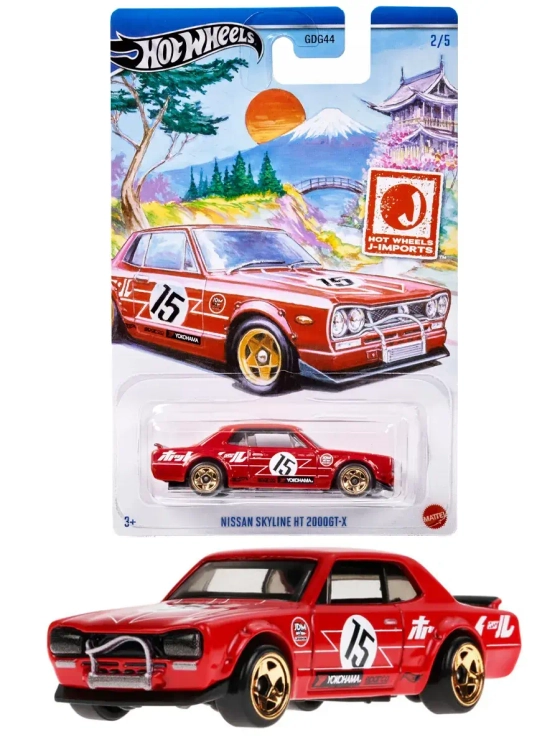 Машинка Хот Вилс Nissan Skyline HT 2000GT X GDG44 HRT01