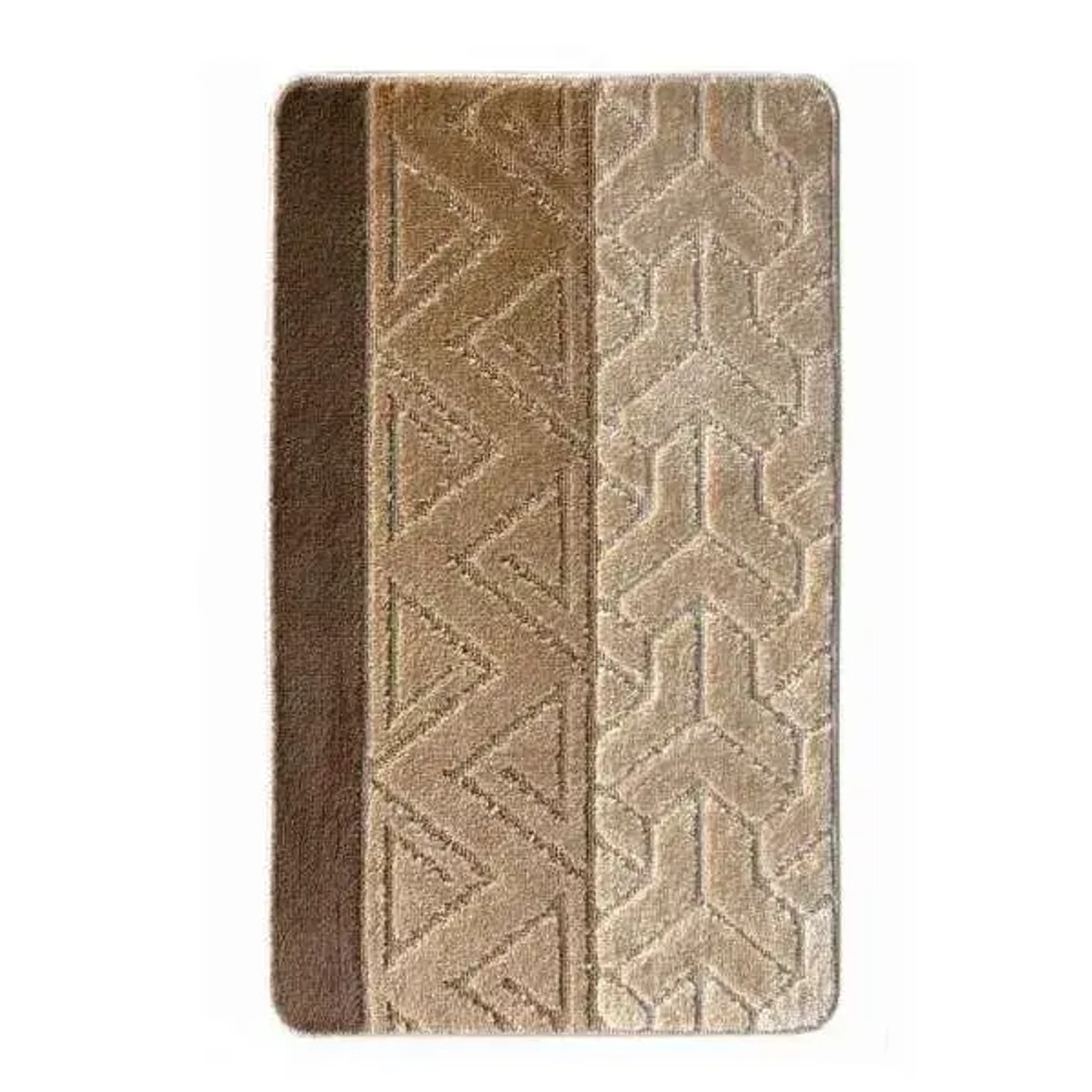 Коврик для ванной L'CADESI Marathon, 50, Треугольник, коричневый, Турция