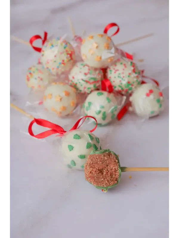 Пирожное попс белые 10 штук