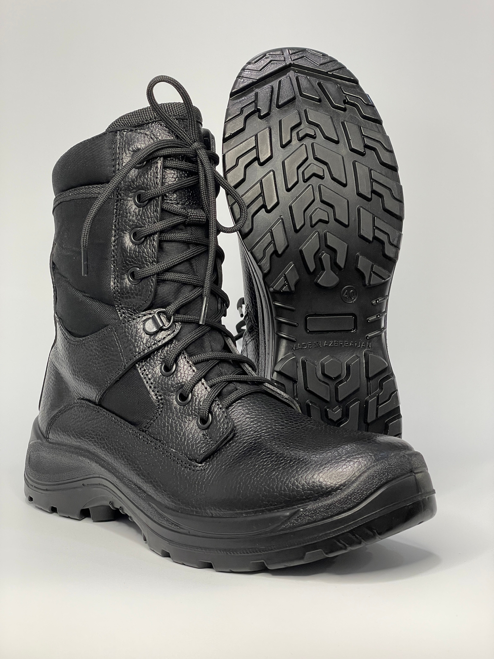 Берцы Elmanado M127, кожа Krispi и CORDURA, подошва PU+PU (Азербайджан)