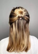 NO 1 HAIRPIN | SEASHELL PINK - 3X HAIRPINS/BOX / Шпильки No1 Hairpin Пудрово-розового цвета (набор из 3 шпилек)