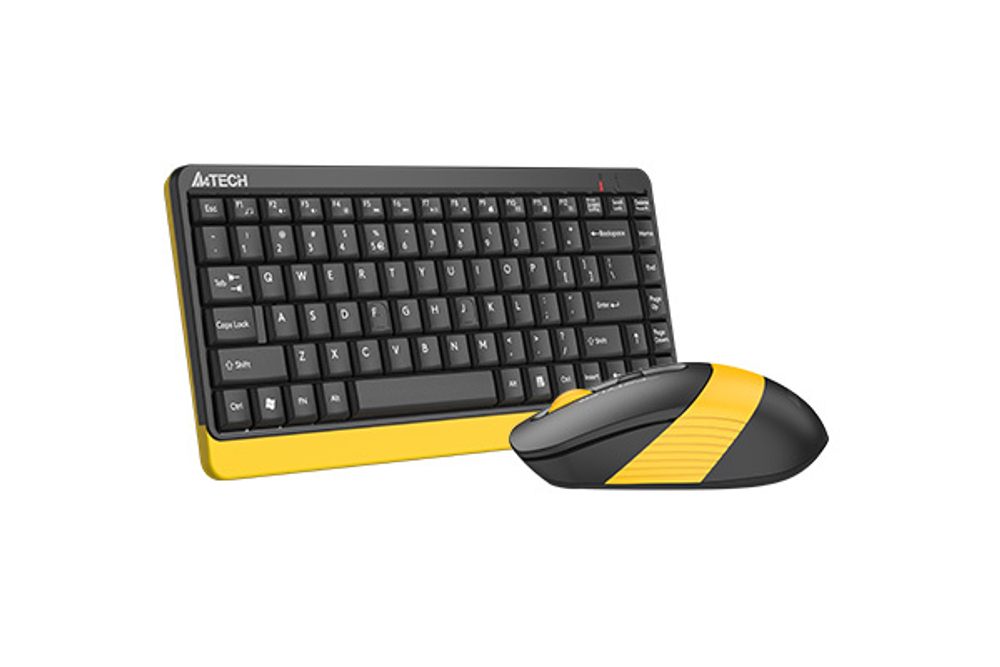 Клавиатура и мышь Wireless A4Tech FG1110 BUMBLEBEE