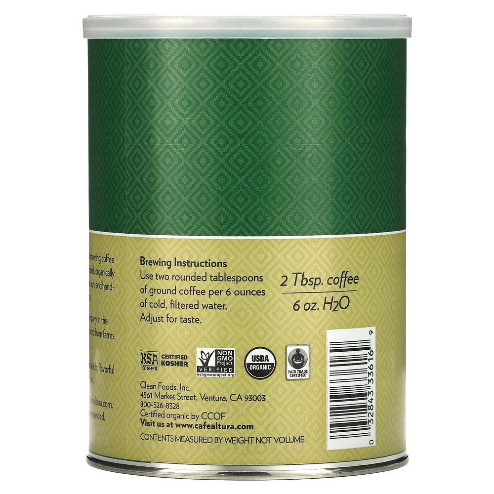 Cafe Altura, Органический кофе, классической обжарки, молотый, 340 г (12 унций)