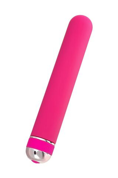 Розовый нереалистичный вибратор Mastick - 18 см. (Цвет: розовый)