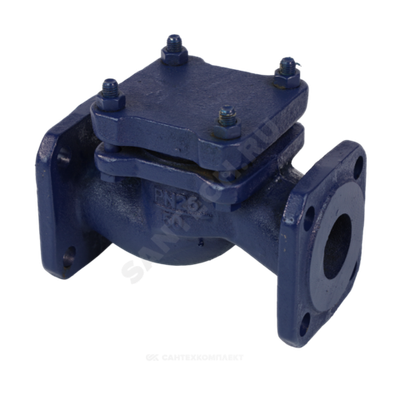 Клапан обратный чугун подъемный 16кч9нж Ду 40 Ру25 Тмакс=300 оС фл золотник чугун Луидор