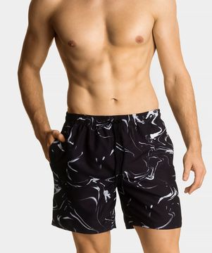 Пляжные шорты ATLANTIC KMB-206 темно-синий