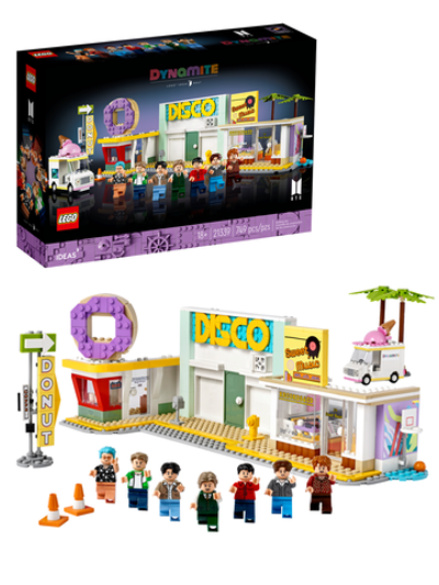 Конструктор Лего Айдиас BTS Dynamite 21339 | LEGO Ideas BTS Dynamite | набор с музыкальной сценой| 749 деталей 18+