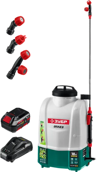 Аккумуляторный опрыскиватель "ЗУБР" ОПЛ-10-41