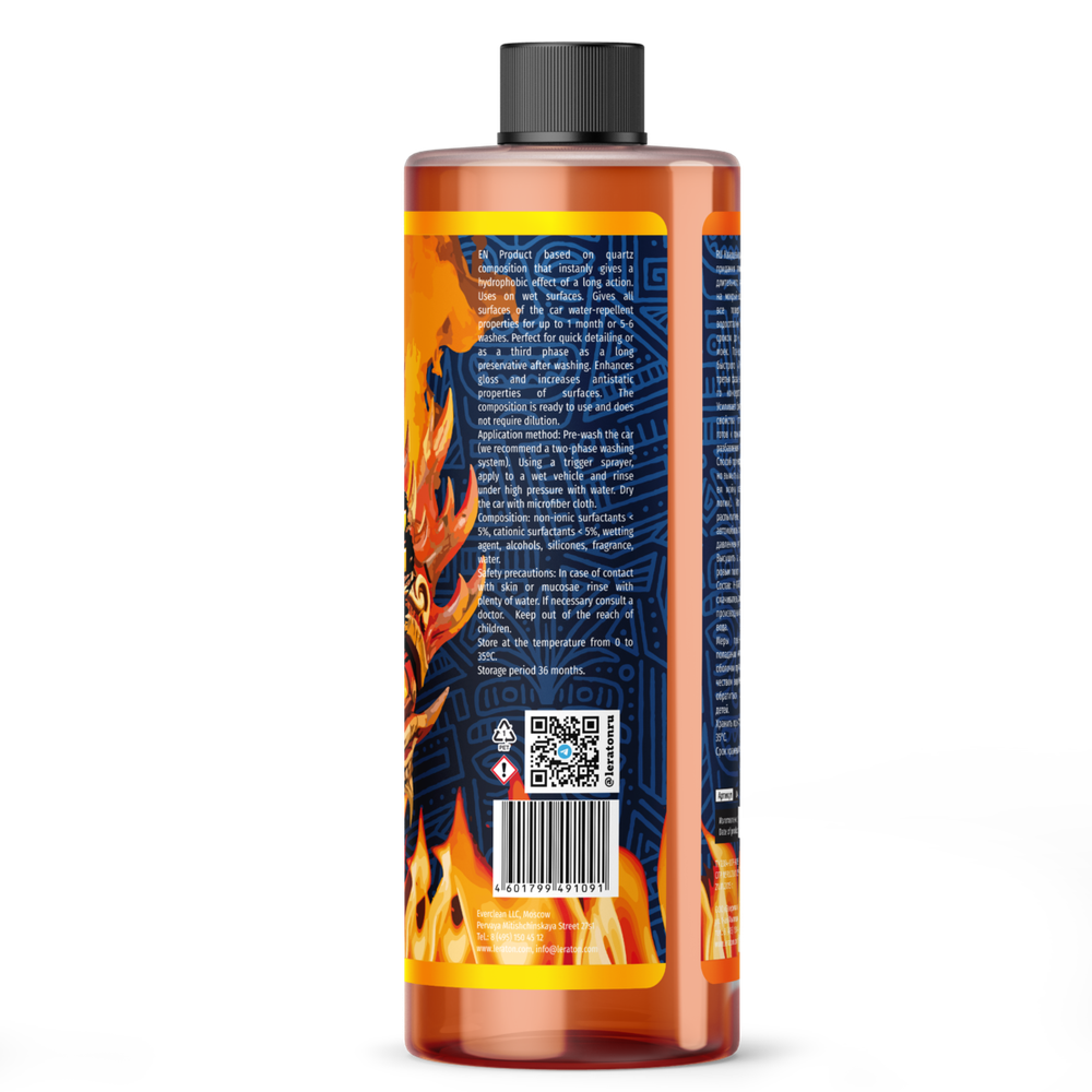 LERATON S6 PASSION FRUIT Кварцевый состав для быстрого блеска и гидрофоба 1л