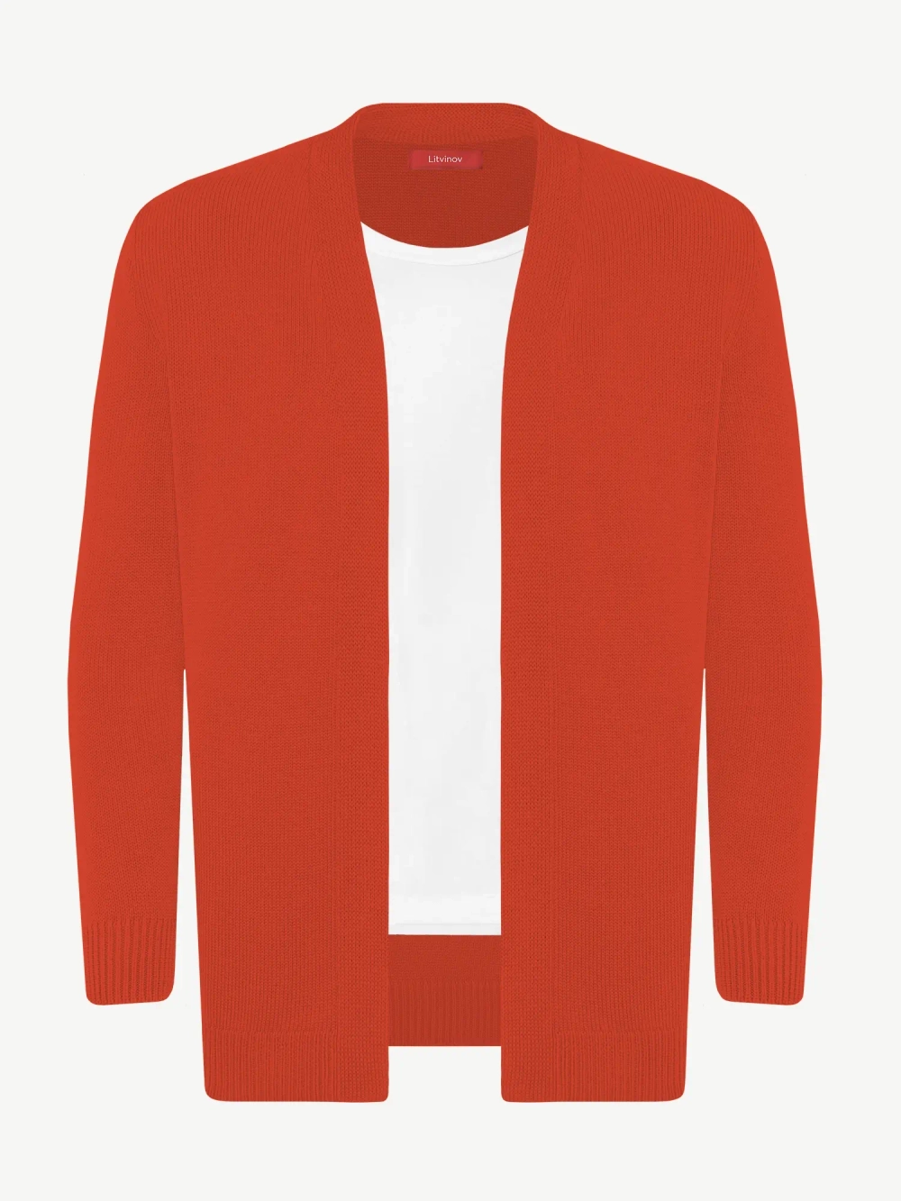 Кардиган с планкой из хлопка