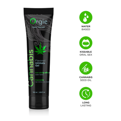 Интимный гель с ароматом каннабиса Orgie Lube Tube Cannabis, 100 мл
