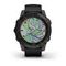 Умные часы Garmin Fenix 7 Sapphire Solar титановый серый DLC с черным ремешком