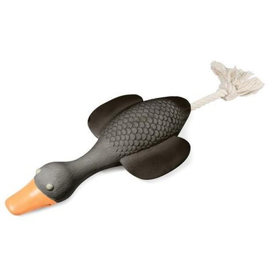 Игрушка для собак из латекса "Гусь с веревкой", 240/360мм, Triol