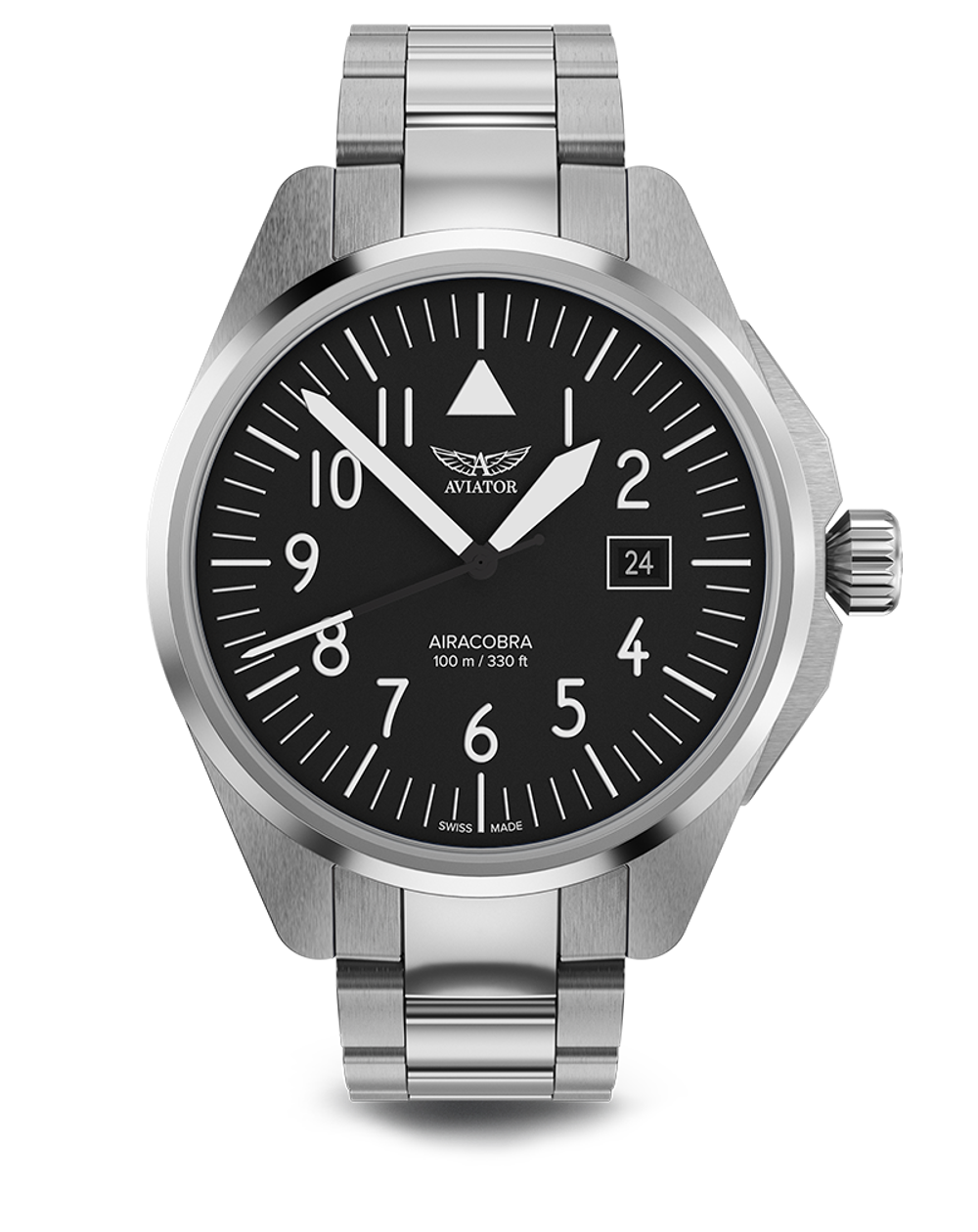 Чаcы кварцевые AVIATOR AIRACOBRA TYPE A V.1.38.2.315.5 мужские