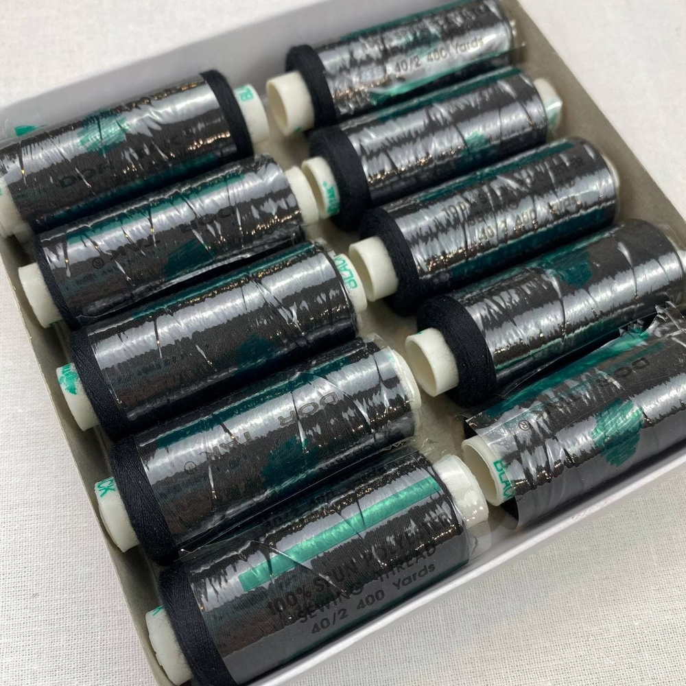 Нитки Dor Tak черные цв.black