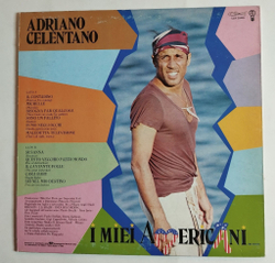 Винтажная виниловая пластинка LP Adriano Celentano I Miei Americani (Tre Puntini) (Italy 1984) (EX)