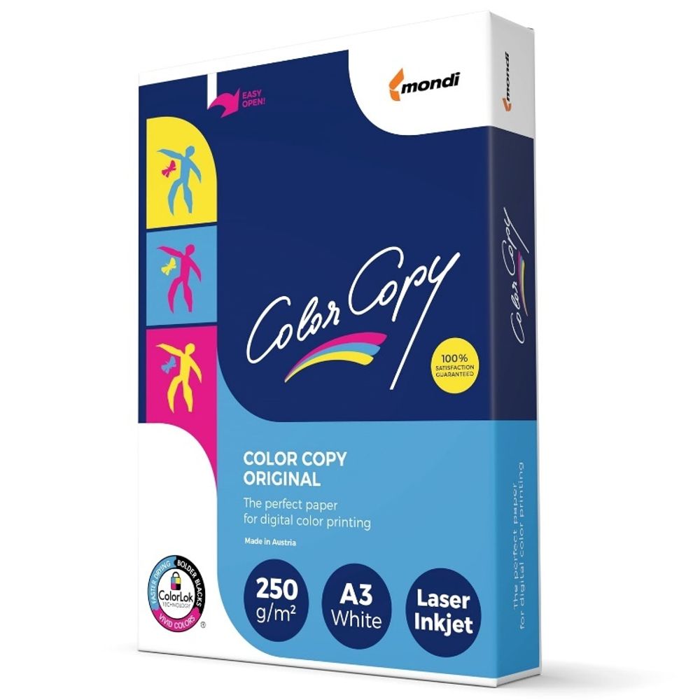 Бумага Color Copy 250 г/м2 A3 125 л. Бумага Color Copy 250 г/м2 A3 125 л.